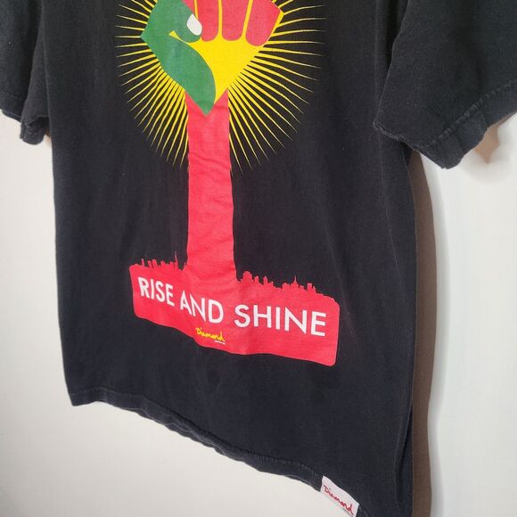 Diamond Supply Co. Rise And Shine Short Sleeve Shirt Men's Large Made In USA 504 - Picture 3 of 8